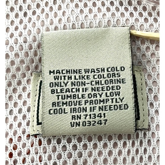 L.L. Bean Men's Fishing Shirt L Coral Vented Short‎ Sleeve Mesh Lining Outdoor - Picture 8 of 8